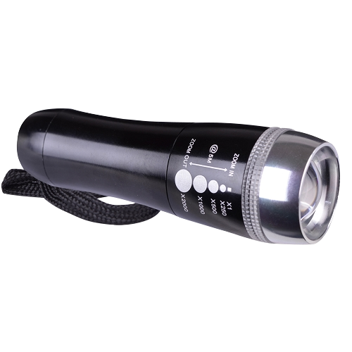 Halo Zoom LED 알루미늄 바디 손전등